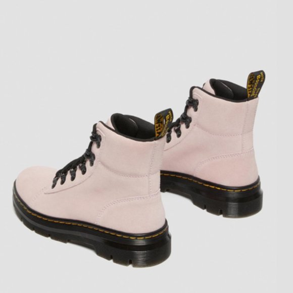Dr, MARTEN'S COMBS WOMEN SUEDE CASUAL BOOTS PINK HI SUEDE WP / 27342279 - Picture 5 of 9